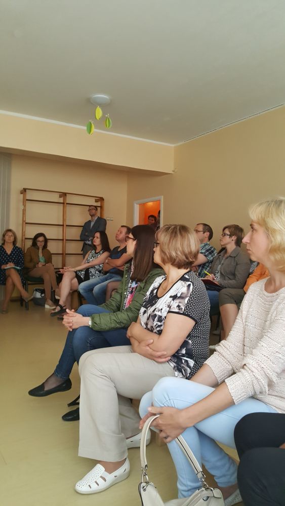 Įvyko naujai priimtų vaikų tėvelių susirinkimas
