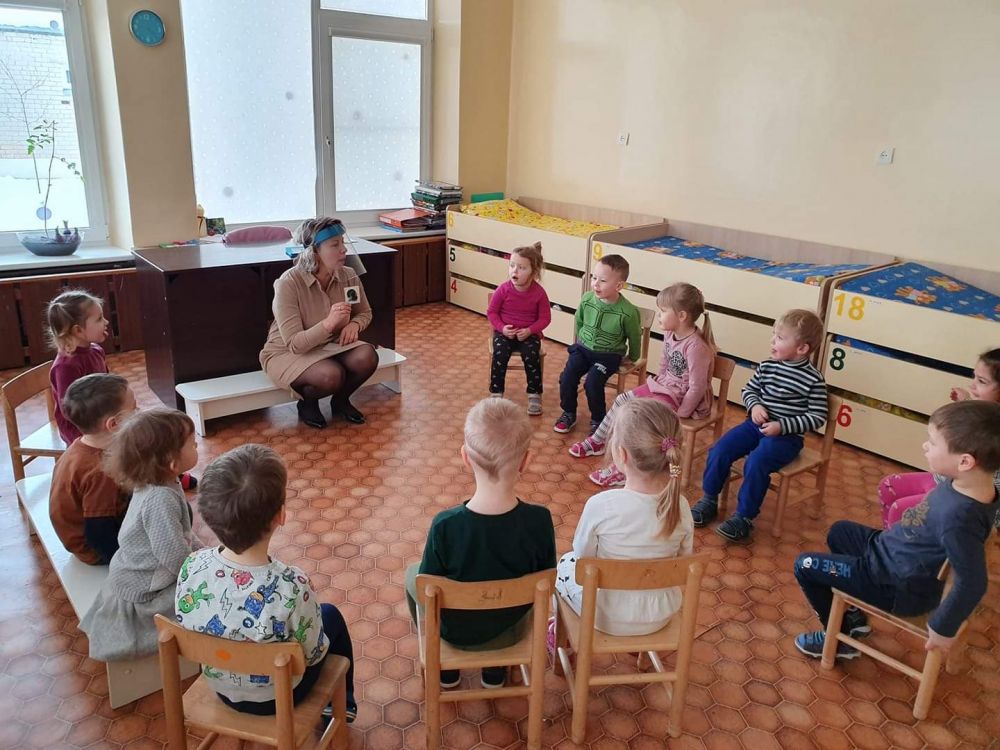 Logopedinė veikla “Kas namelyje gyvena?”